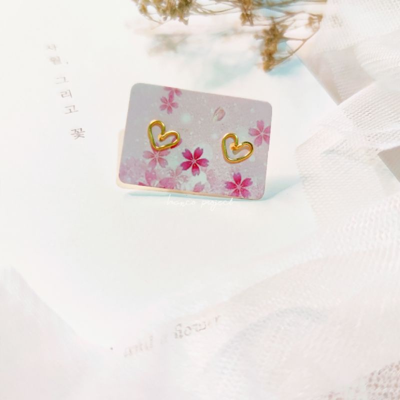 anting stud minimalis gaya korea • anting tusuk minimalis