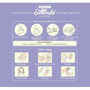 Softmate Premium Tissue (160 sheets)