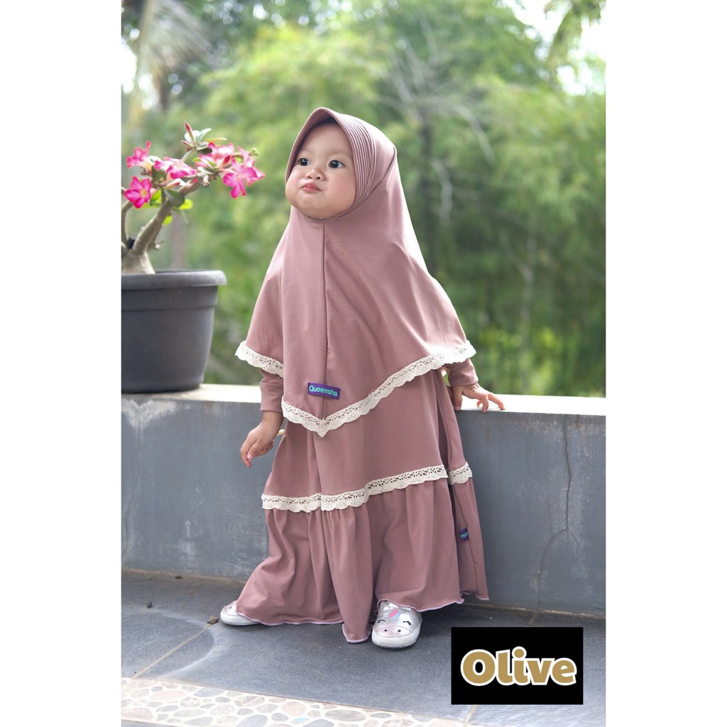 Queensha gamis anak syari gamis anak perempuan gamis bayi balita