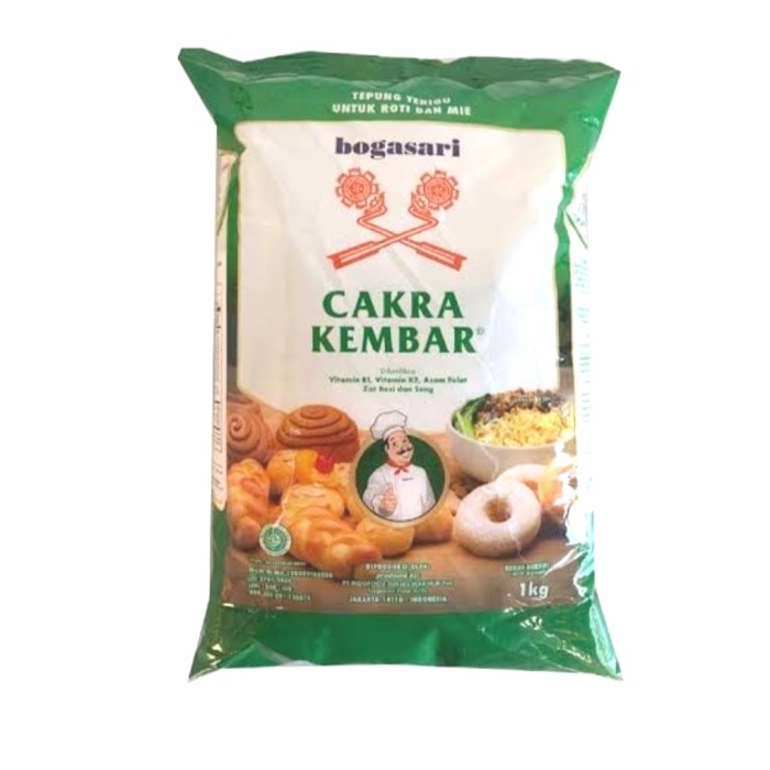 

Tepung terigu cakra kembar 1kg