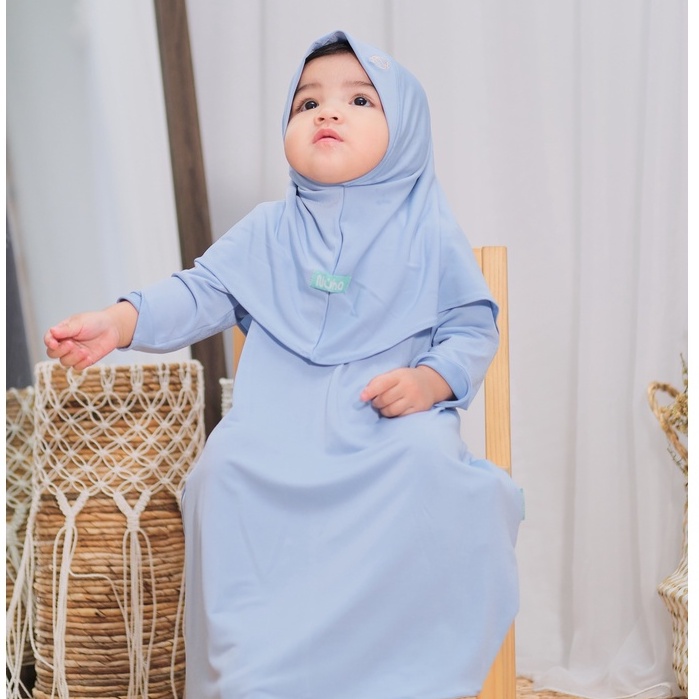 AISKA gamis bayi polos daily nuha / gamis bayi perempuan