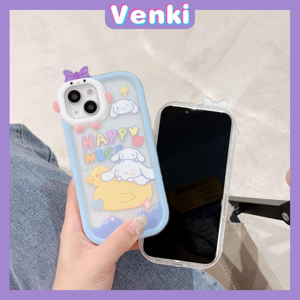 iPhone Case Silicone Soft Case Clear Case Airbag Shockproof Protection Camera Varnish Feel Bow Cartoon Cute Compatible For iPhone 11 Pro Max 13 Pro Max 12 Pro Max 7Plus xr XS Max