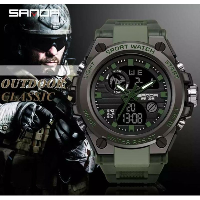 Terlaris Sanda!!! Jam Tangan Militer Jam Tangan Tentara Jam Terlaris Outdoor Adventure Jam Petualang