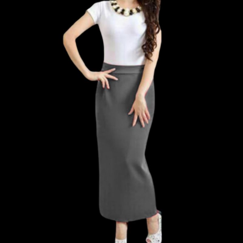ROK SPAN SCUBA PANJANG / ROK PENSIL