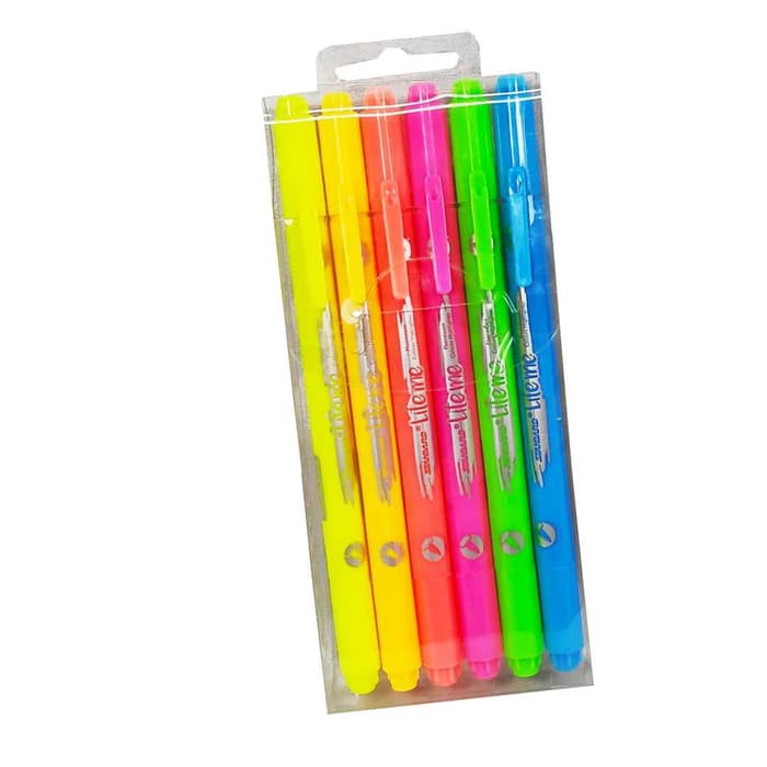 

Stabilo Pulpen - Stabilo Warna Warni - Highlighter Standard Lite Me Dual Tip Highlighter Mix 6 Pcs