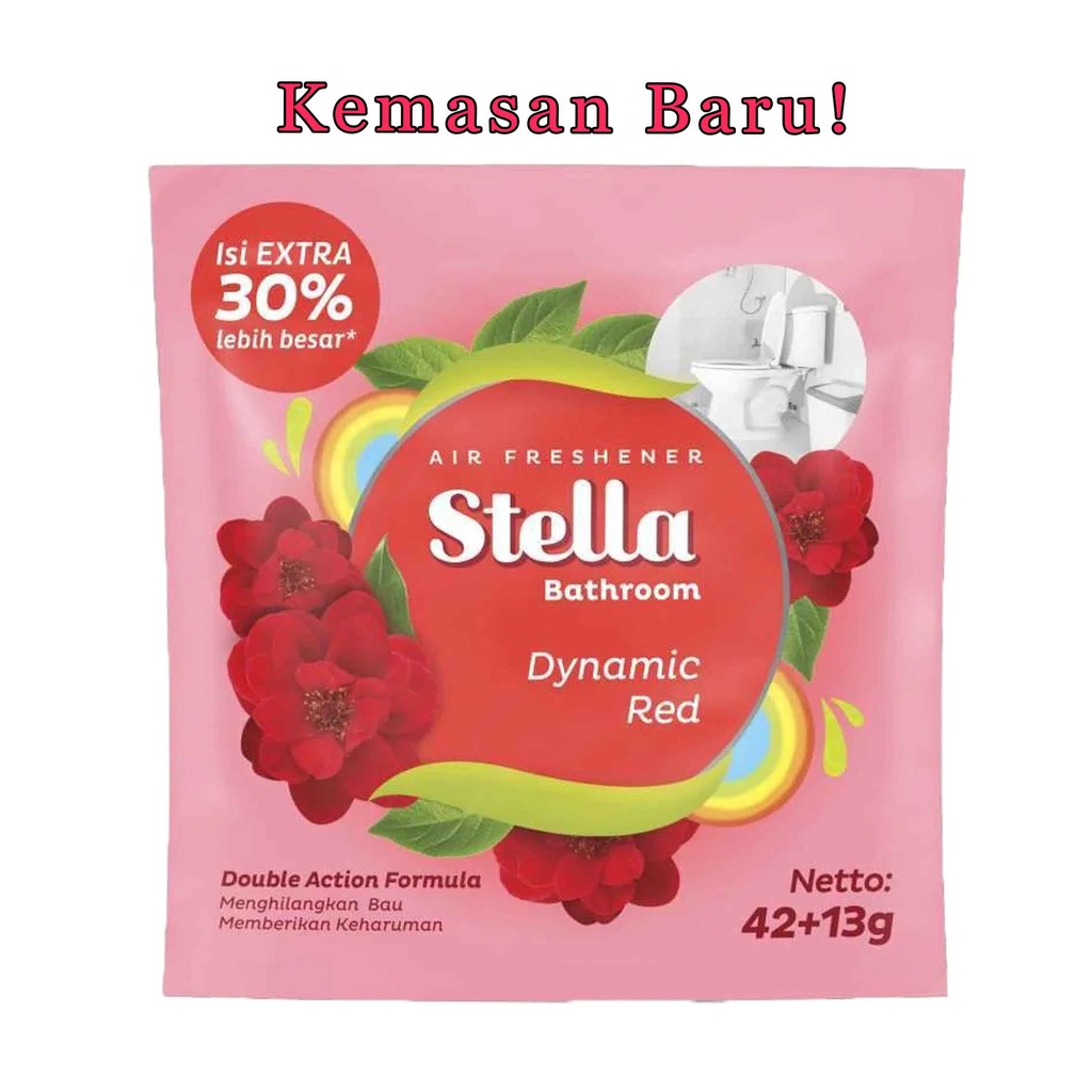 Stella Bathroom * Dynamic Red * Air Freshener * 42g