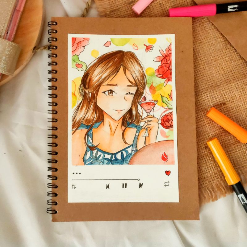 

Tzuyu alchohol-Free Notebook Ring A5 (line) - 011