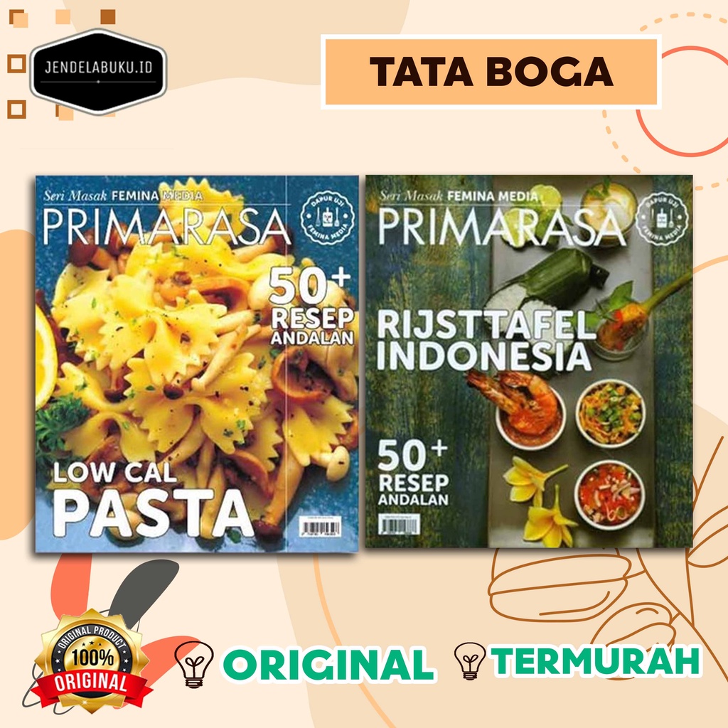 

SMFM: PRIMARASA 50+ RESEP ANDALAN LOW CAL PASTA / RIJSTTAFEL INDONESIA