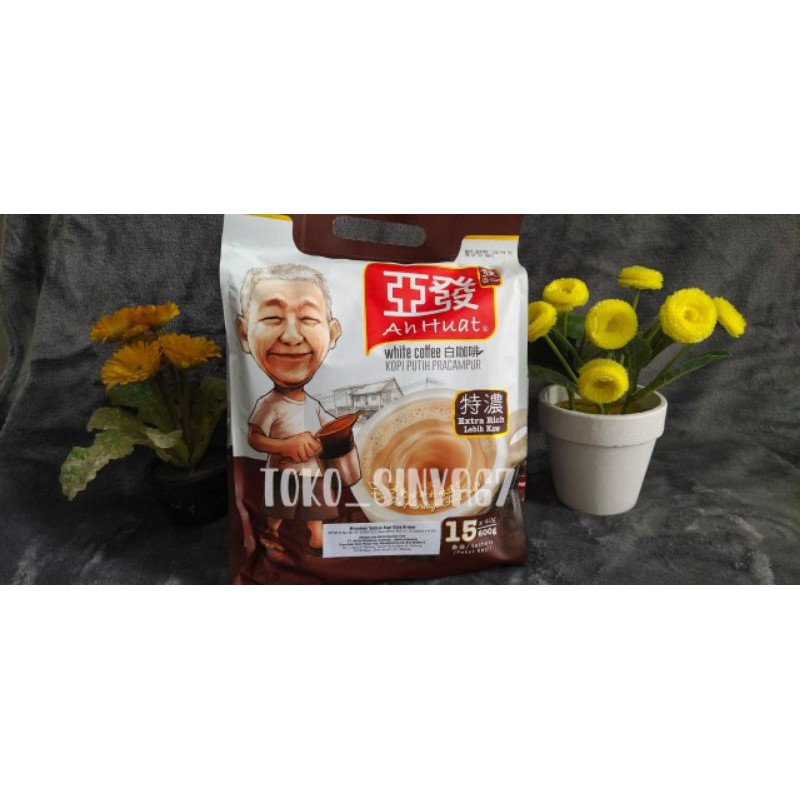 

AH HUAT WHITE COFFEE EXTRA RICH isi 15 sachet