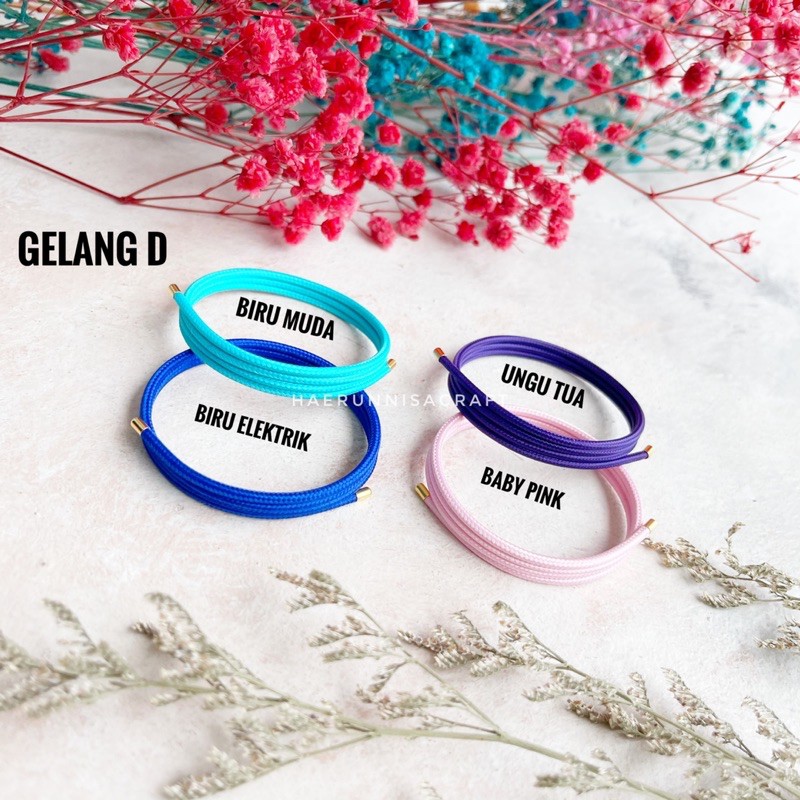 Gelang Magnet Lilit Gelang Tali Lucky Rope