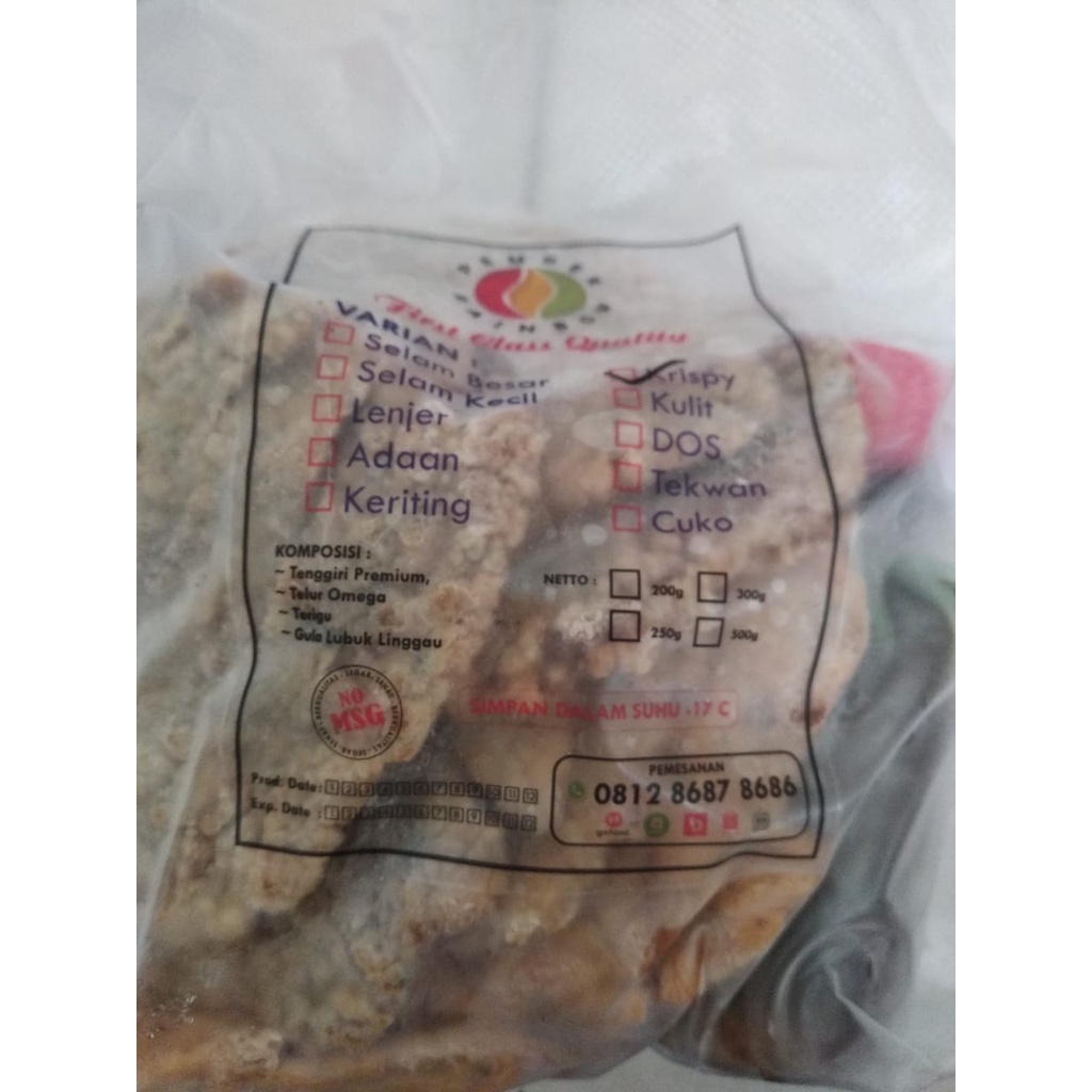 

Pempek RainBow (Paket Krispy)