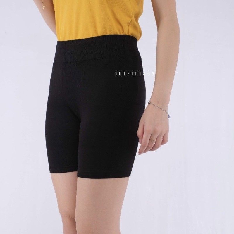 PROMO - Short Pants Legging Celana Wanita Polos Dewasa Jumbo Dalaman Wanita Street Jersey