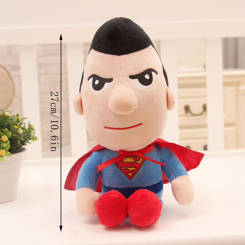 27cm Boneka AVENGERS Hero Spiderman Captain America Ironman Plush Doll Stuffed Toy Kids Gift Mainan