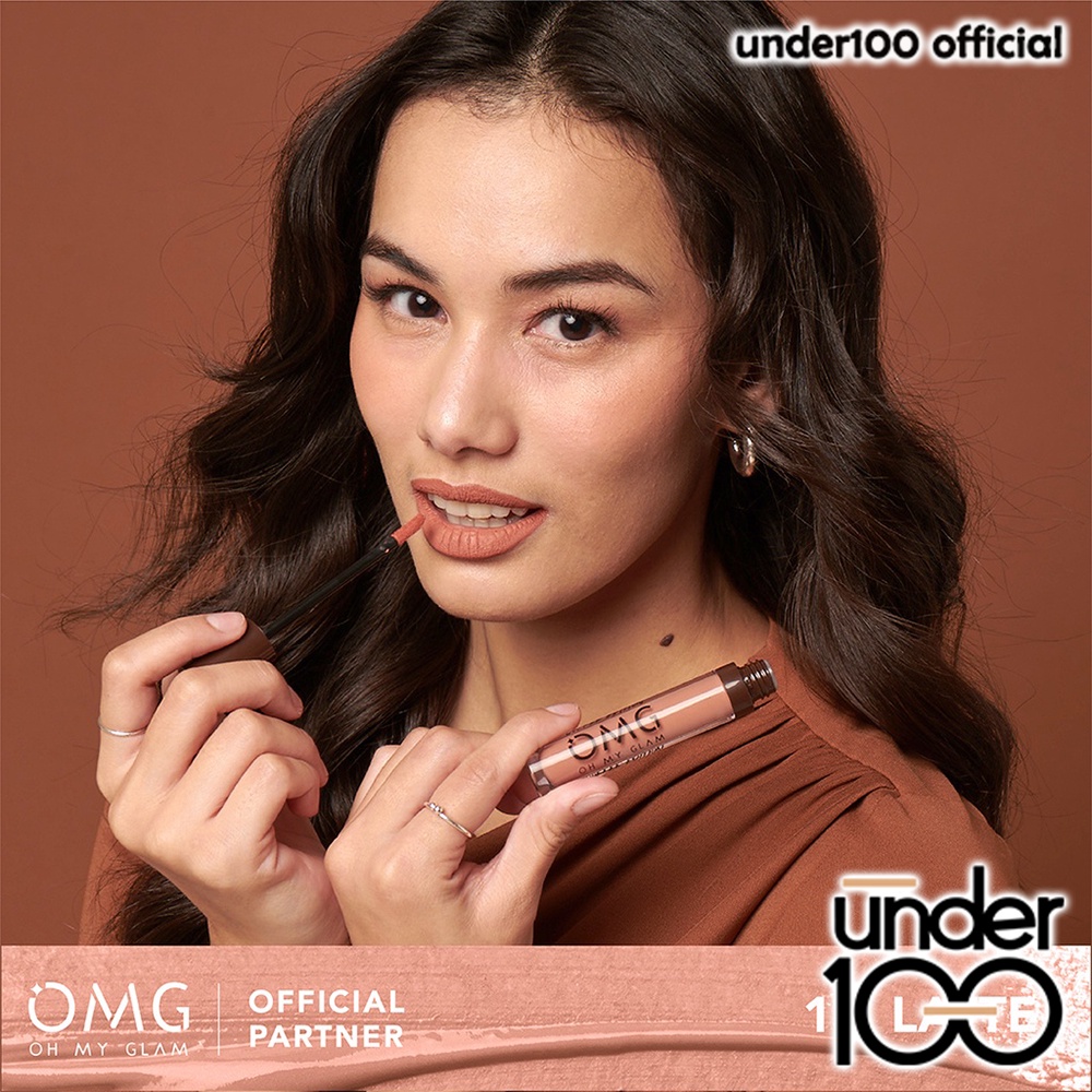 ❤ UNDER100 ❤ OMG Oh My Glam Matte Kiss Lip Cream 3.5g ( lipstick lipstik lipcream ) ✔️BPOM halal