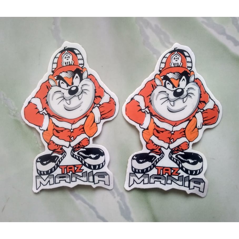 

stiker kecil sticker tazmania kartun