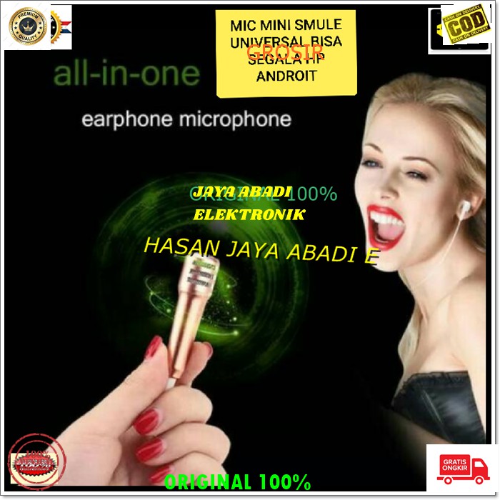 J192 HEADSET MIC MIK KARAOKE HP 3.5MM HANDSFREE STEREO DOBEL BASS SUPER EARPOD GALAXY HEADSET HANDSFREE HEADPHONE EARPHONE MUSIC VOKAL AUDIO SOUND EARPOD IN EAR KARET MEGA BAS HANDFREE MIC KARAOKE MINI BISA KE SEGALA HP ATAU PC BISA JUIGA UNTUK NELPON