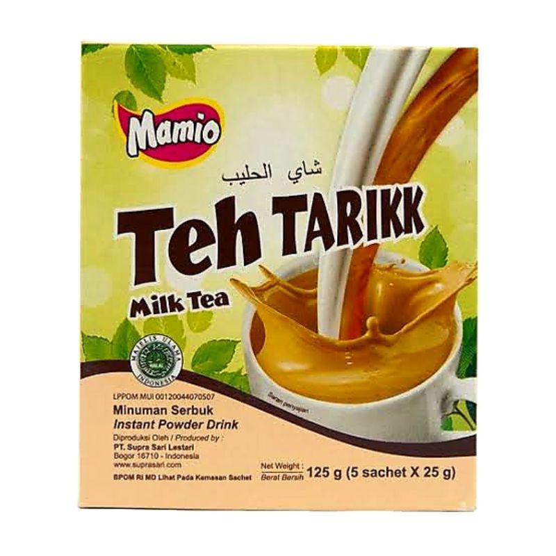 

Teh Tarik Mamio Milk Tea 125gr (5s x 25gr)