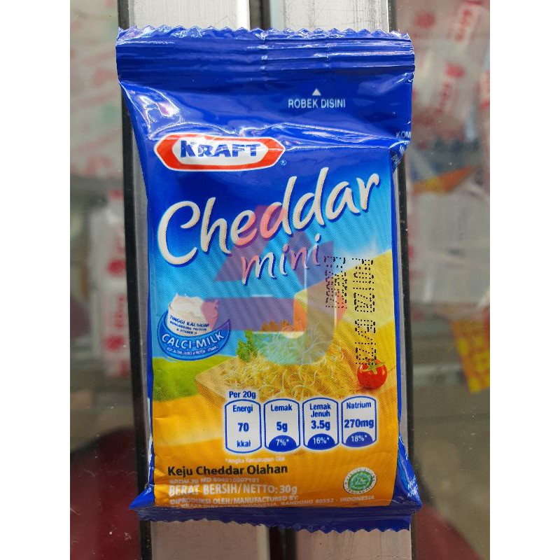 

Keju Craft Mini Cheddar 30gr