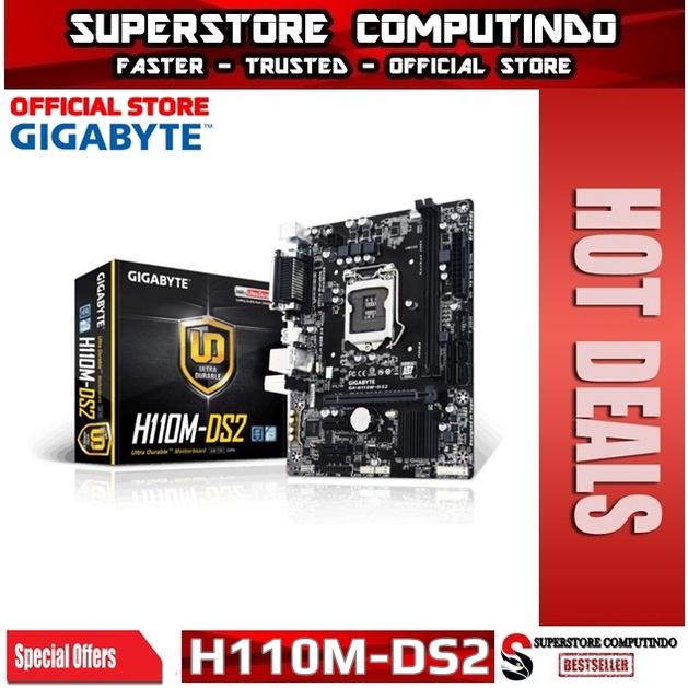 Motherboard Gigabyte GA H110M-DS2 LGA 1151 DDR4