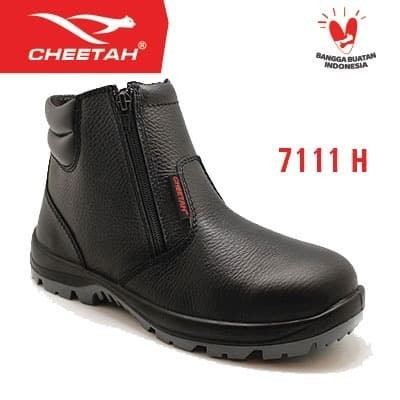 Cheetah Rebound Hitam Safety Shoes 7111 H