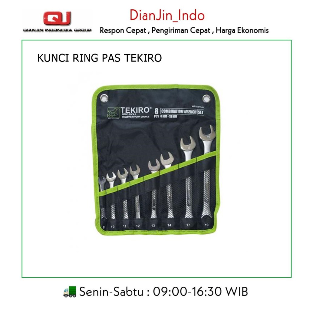 RING PAS SET 8 PCS TEKIRO ASLI / KUNCI RING PAS SET TEKIRO DIJAMIN ORI