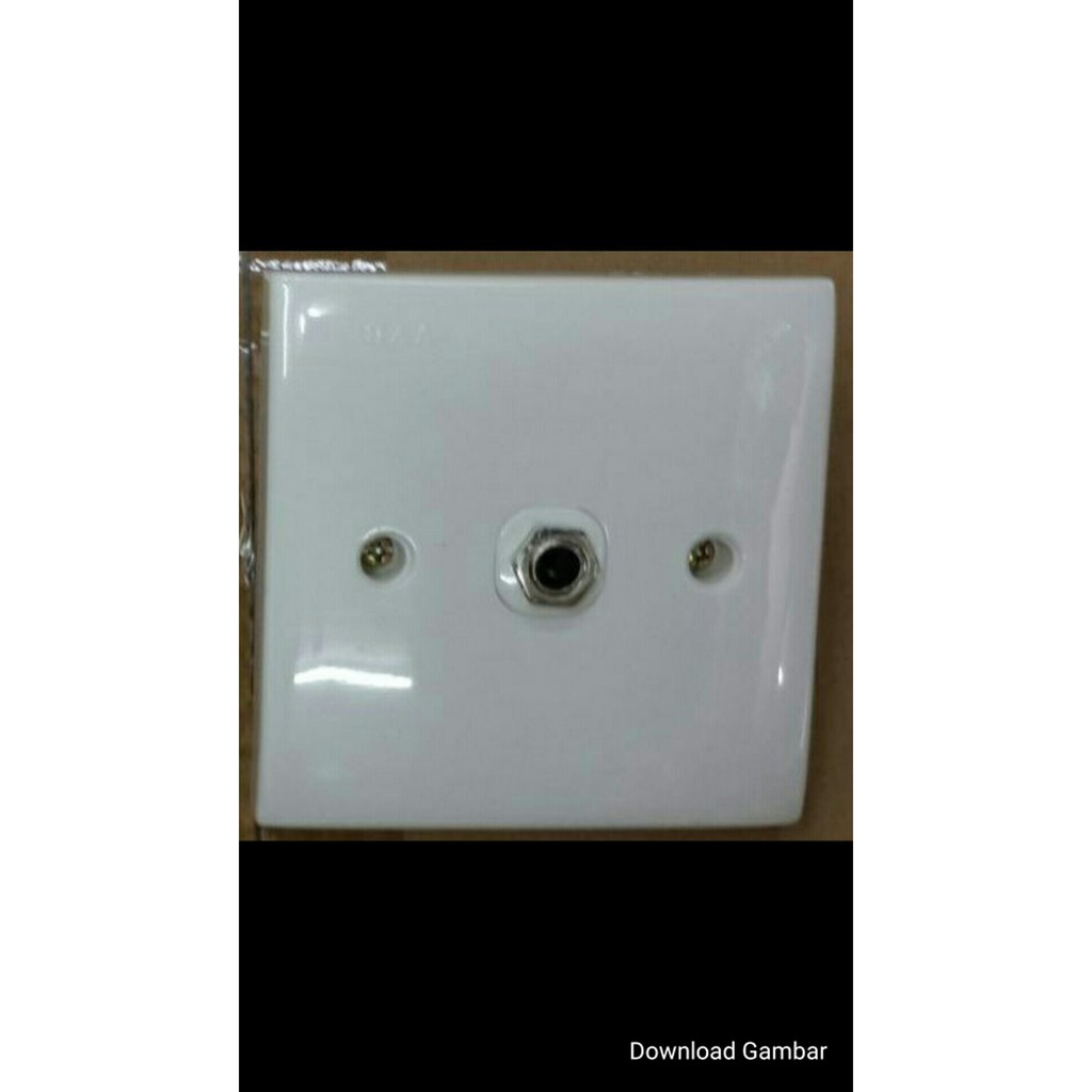 Face Plate Audio Mic Soket Modul Outlet Stop Kontak Panel Shopee Indonesia