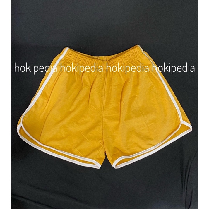 Celana Pendek Wanita Cewek Adem Bahan Kaos Melar Big Size Ukuran Besar