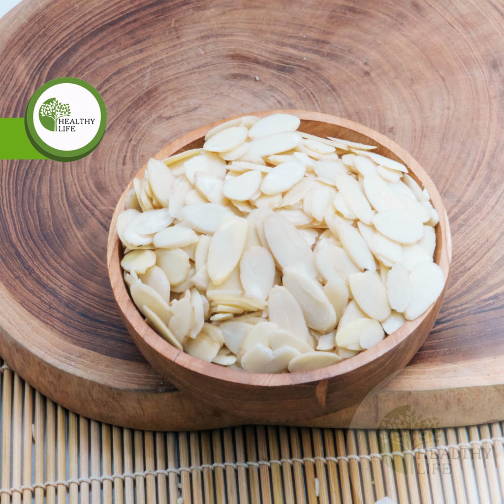 Raw Almond Sliced 1kg (Irisan Kacang Almond)