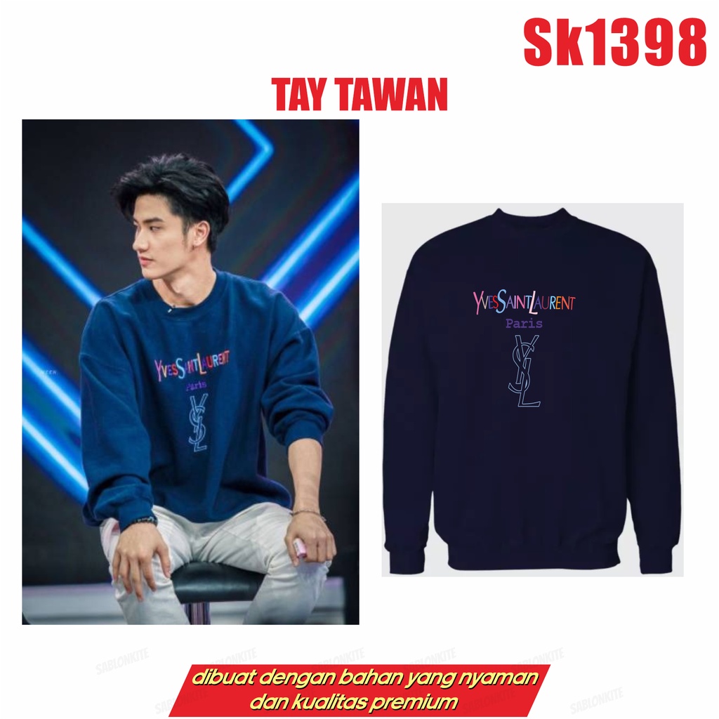 MURAH!!! SWEATER TAY TAWAN SAINT SK1398 UNISEX