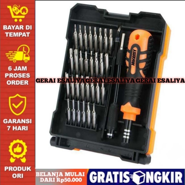 Jakemy 34 in 1 Obeng Set - JM-8159 - Multi Warna