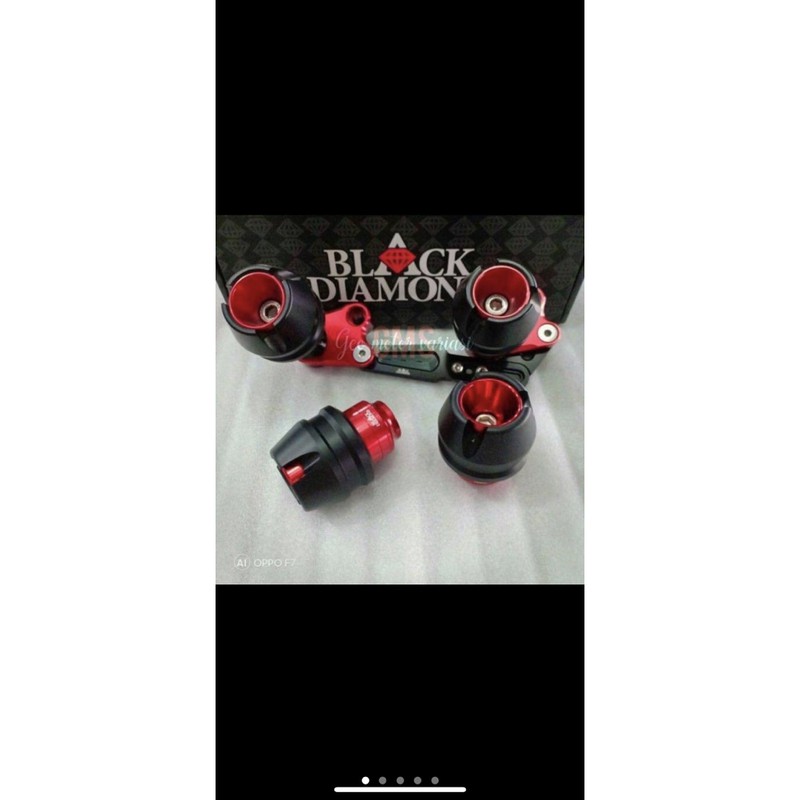 JALU AS RODA &amp; JALU KNALPOT BLACK DIAMOND NMAX AEROX LEXI PCX VARIO 150