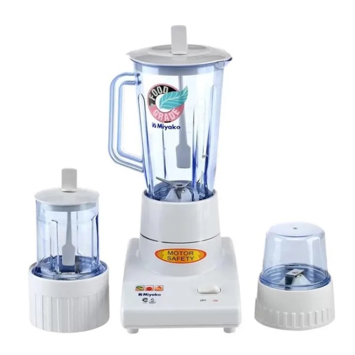 Blender Miyako 1Liter Blender Kaca 3in1 Miyako BL-102GS Blender 3 Gelas