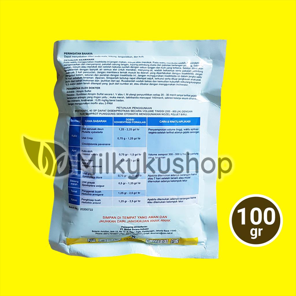 BESTHOMYL 40 SP 100 GRAM INSEKTISIDA