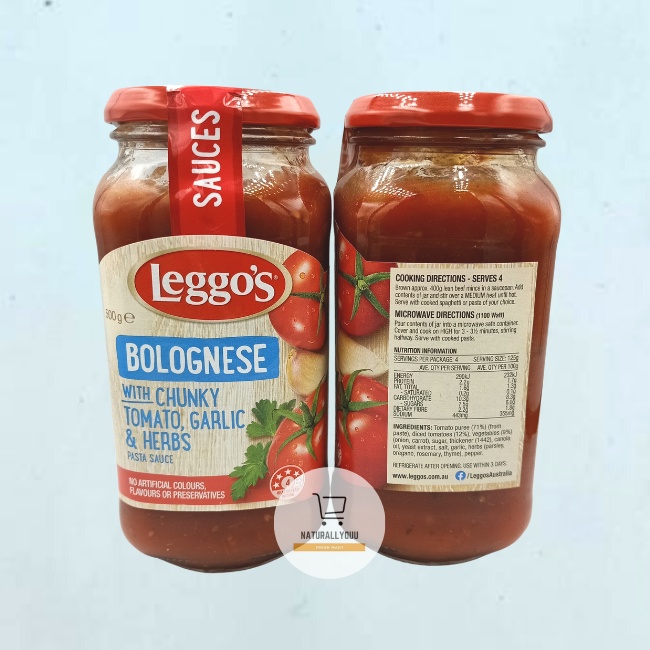 

Leggos Bolognese Pasta Sauce 500gr Bumbu bolonais