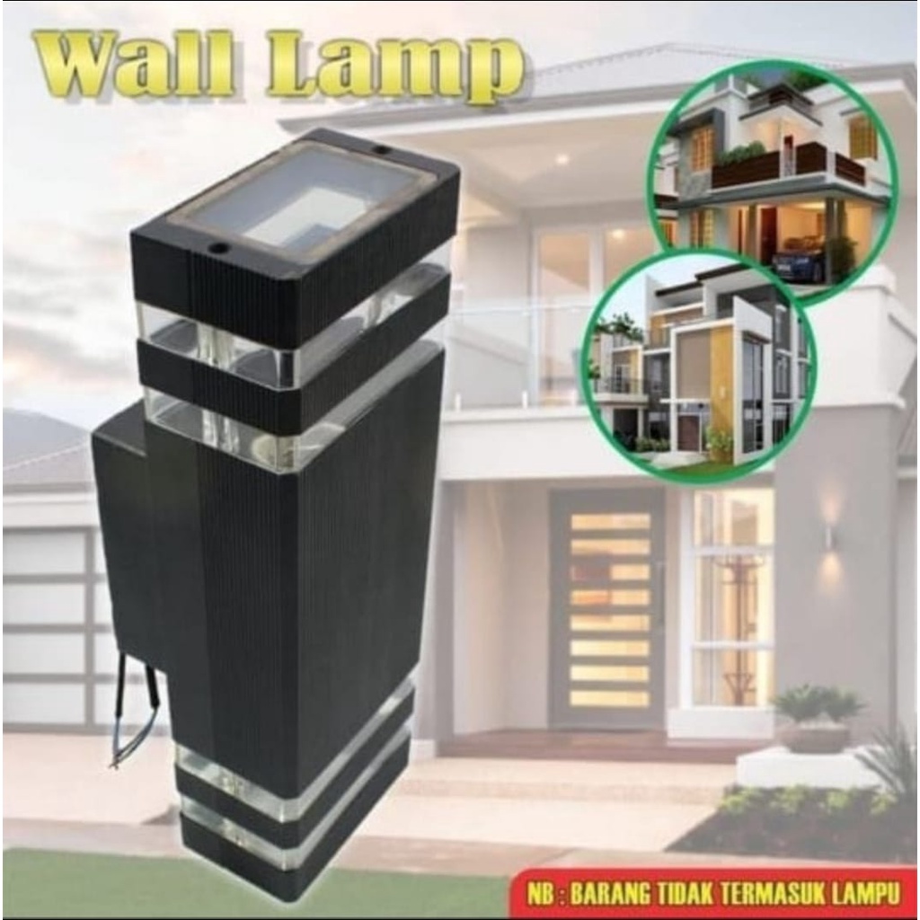 Lampu Dinding Pilar Outdoor Besar Wall Lamp Minimalis Kap Lampu Dinding 2 Arah