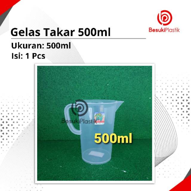 Gelas Takar 500ml / Gelas Ukur 500ml / Gelas Takar Greenleaf / Gelas Ukur