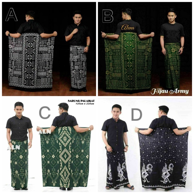 Sarung Batik - Sarung Santri Halus Motif Wayang Palekat