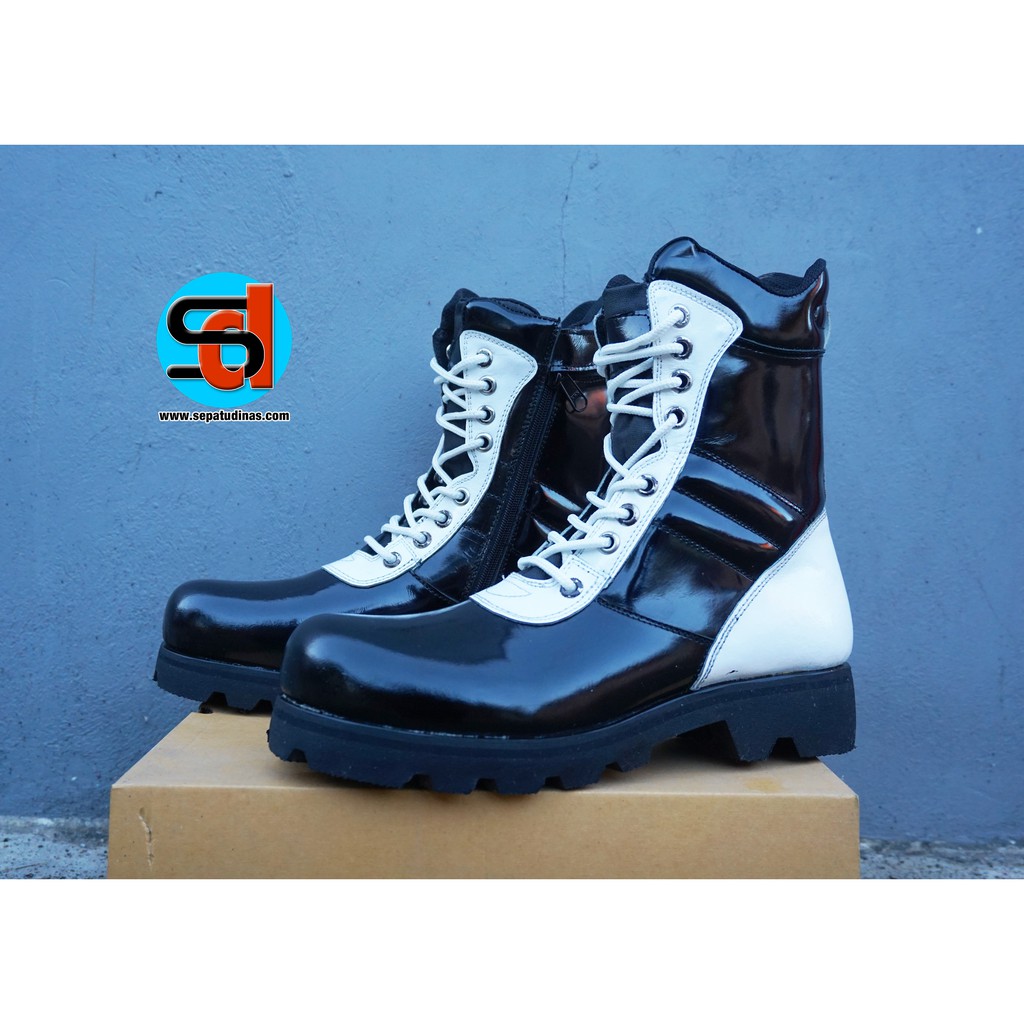 Sepatu provos polri - sepatu kelinci - Sepatu boot Polri