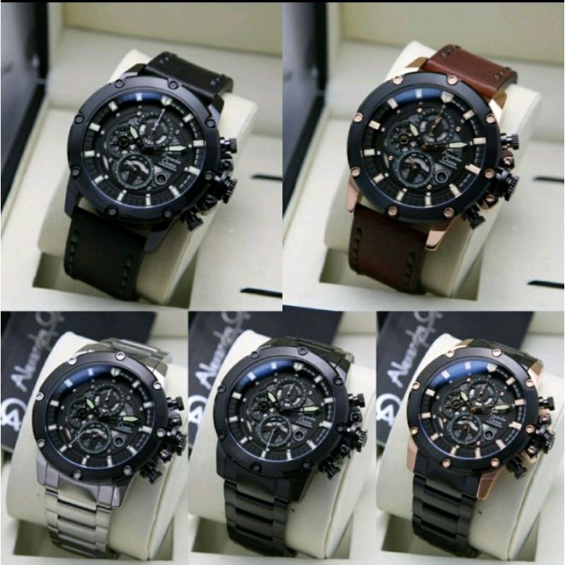 AC6564 Jam Tangan Pria Original ALEXANDRE CHRISTIE AC-6564