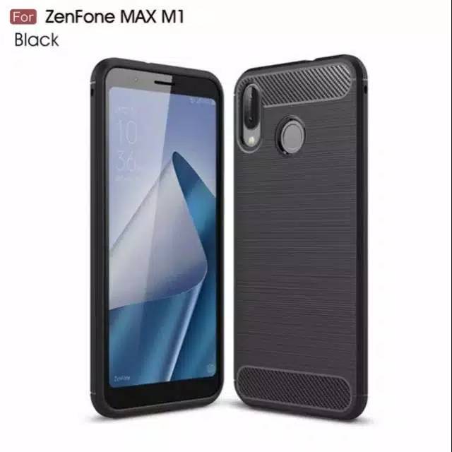 Softcase Zenfone Max M1 - Case Ipaky Carbon Asus Zenfone Max M1 ZB555KL - SC