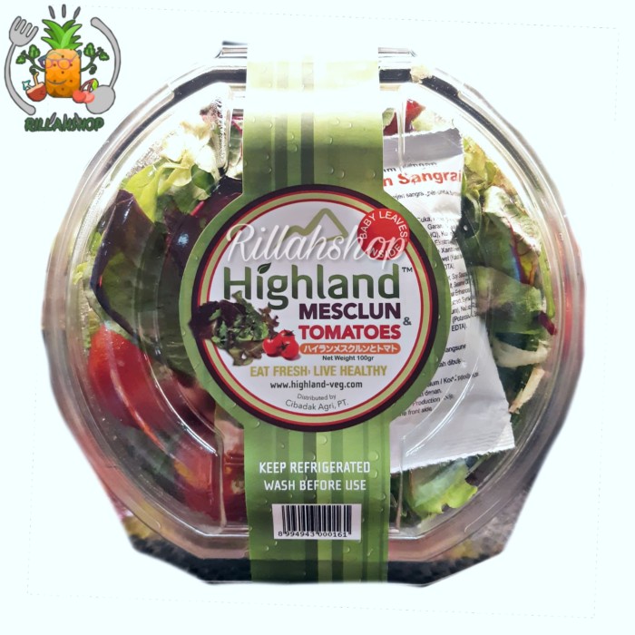 

Salad Highland Mesclun Tomatoes Pack