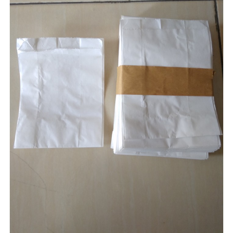 Paper Bag / Kantong Kertas 15.5 x 11 x 6 - Kantong Roti /Snack/Donat