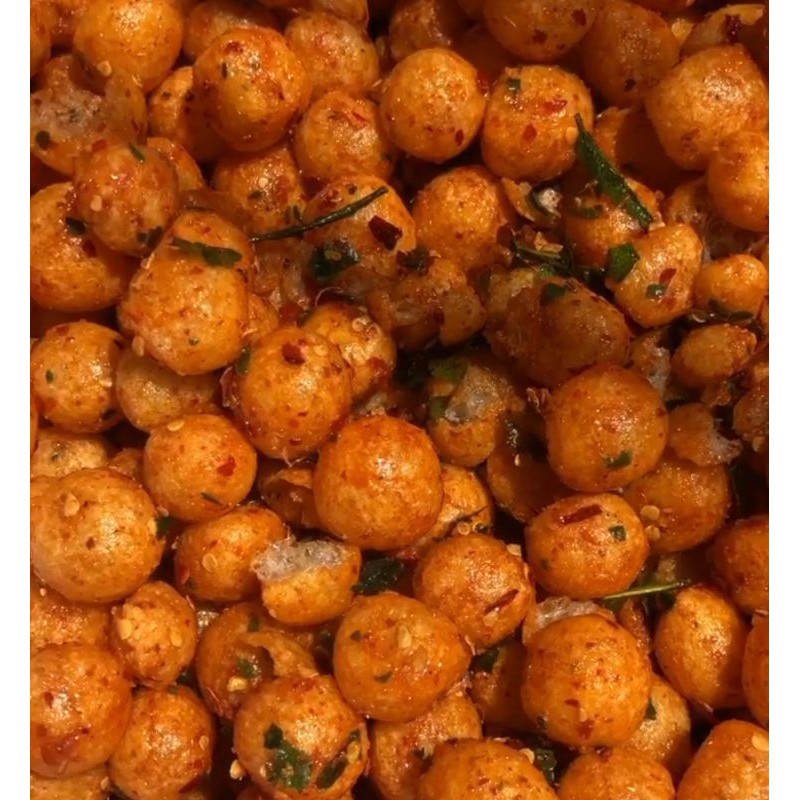 Cimol Kering Pedas 250gr / Molring Pedas Daun Jeruk 250gr Crispy Cimol