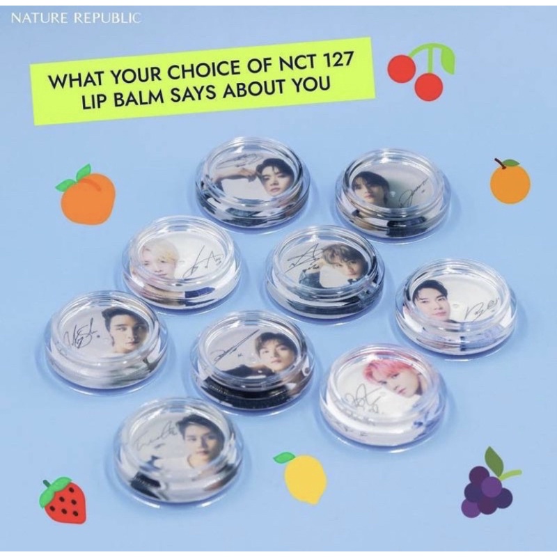 TINTED LIPBALM NCT 127 x NATURE REPUBLIC