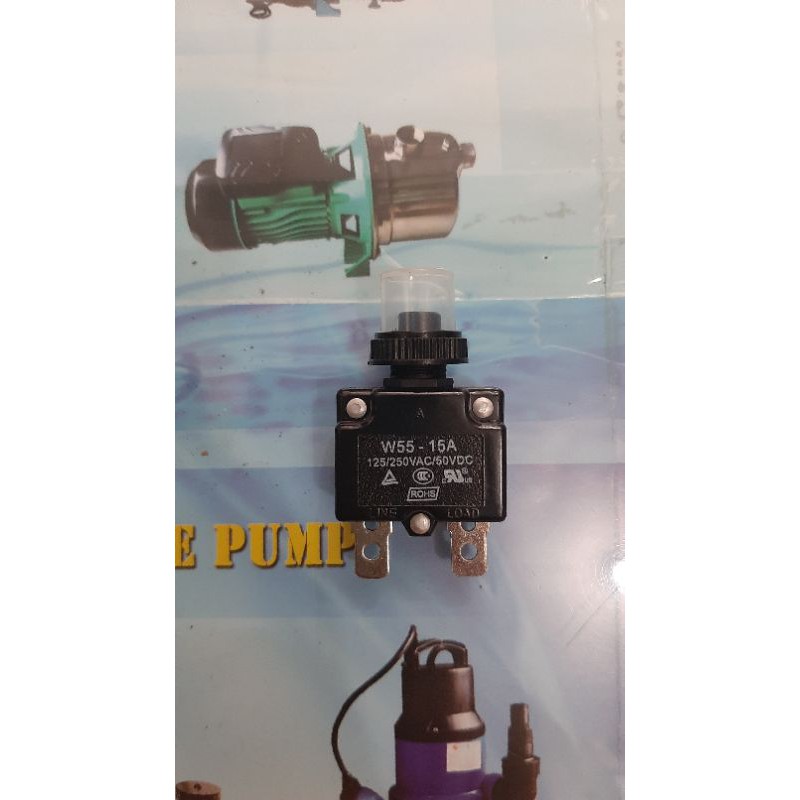 sparepart Overload 15A  pompa satelite/sumersible