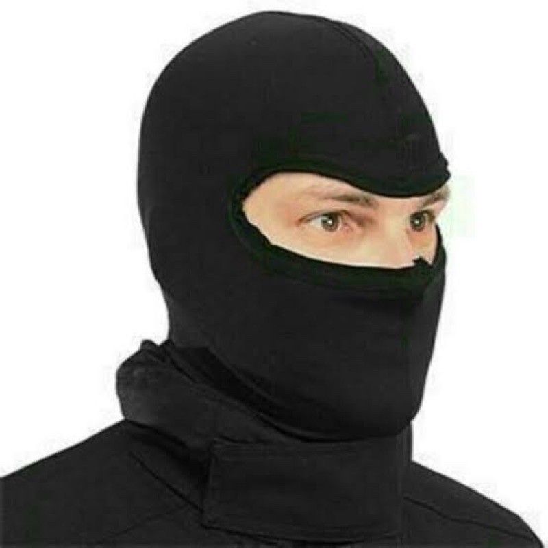 masker ninja / masker balaclava masker penutup wajah buff masker full face masker maling