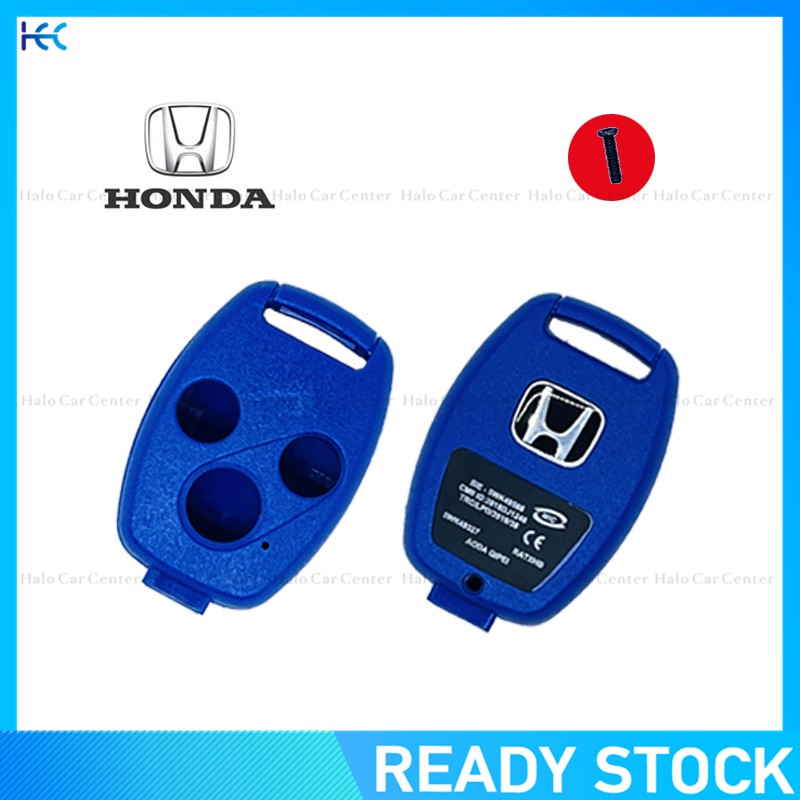 Cover Kunci Remote Mobil 2 Tombol untuk Honda Jazz City CRV Civic accord-dengan Logo