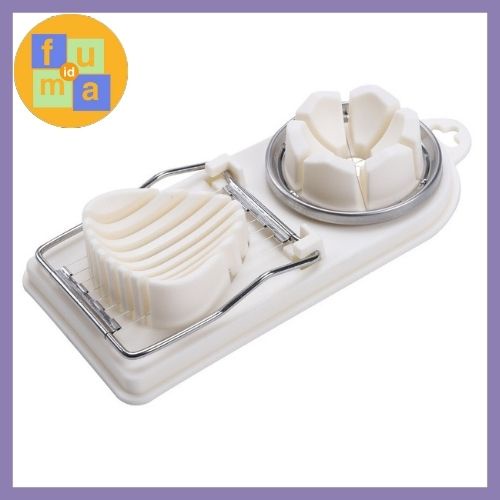 Telur Alat Pemotong Pengiris 2 in 1 Egg Slicer Cutter Rebus / Alat Pemotong Telur Rebus 2 in 1 Multifungsi Pengiris Telor 2in1 Egg Slicer &amp; Cutter