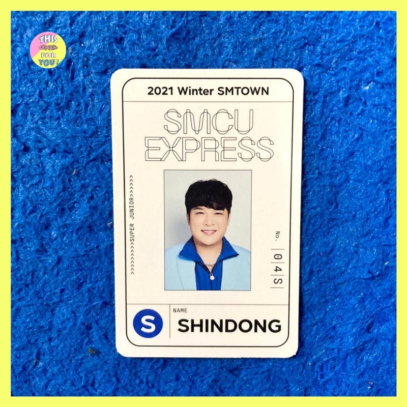[READY] SHINDONG SUPER JUNIOR OFFICIAL PASS CARD PASSCARD PC 2021 WINTER SMTOWN SMCU EXPRESS ALBUM