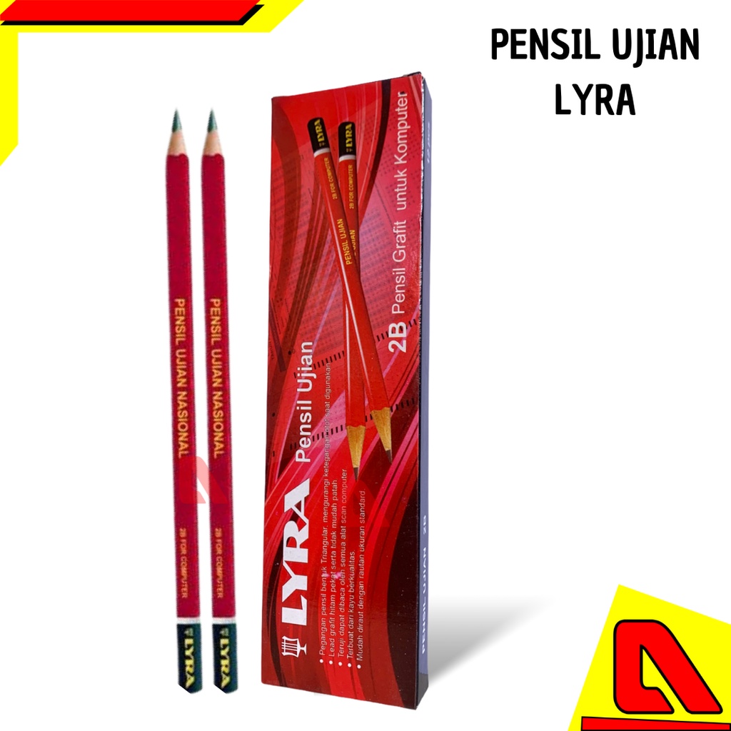 

PENSIL LYRA 2B SEGITIGA PENSIL LYRA UJIAN ECER MURAH